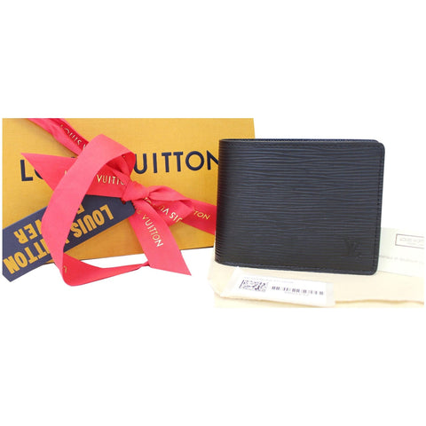 Louis Vuitton Slender - Lv Epi Leather Wallet Black - men's purse