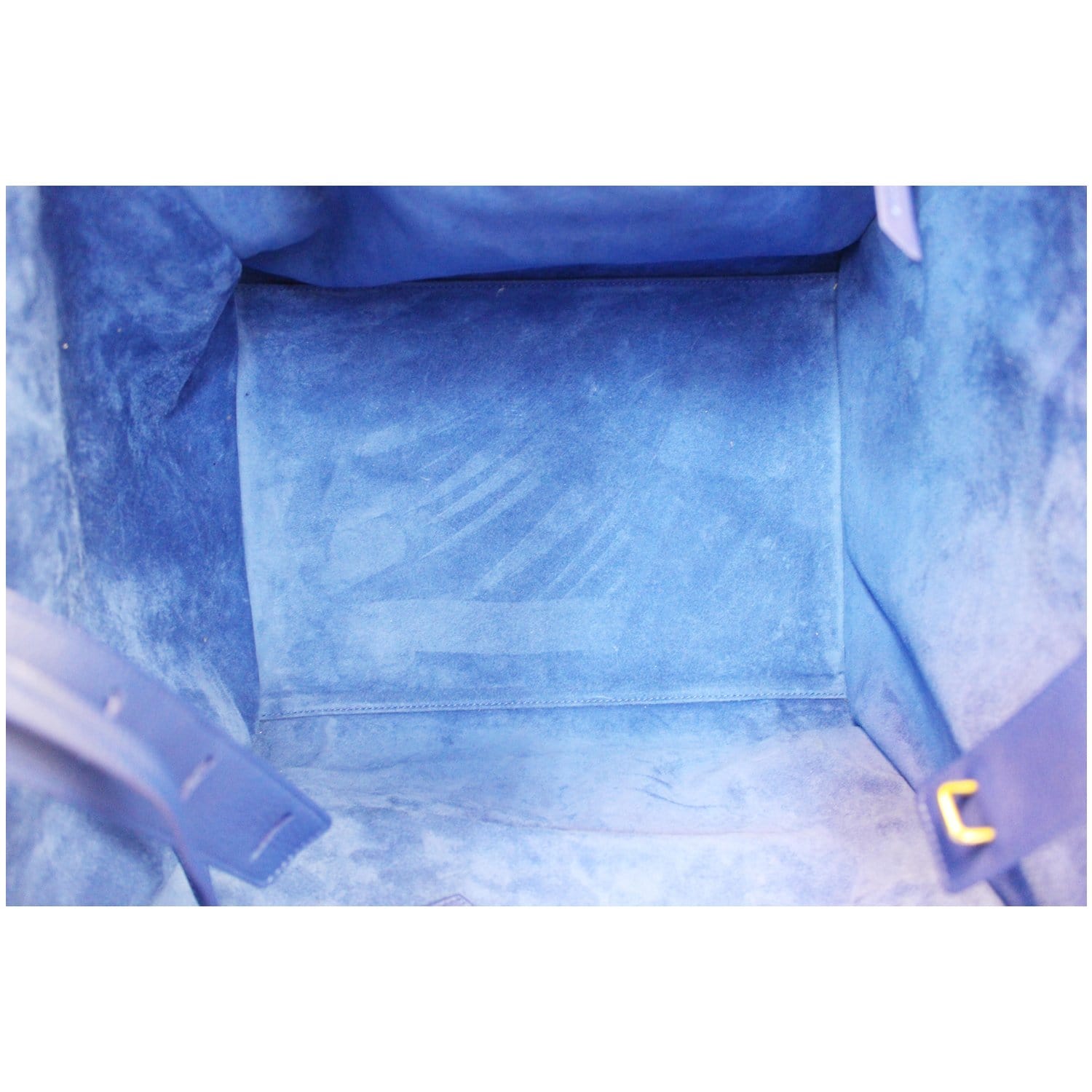 Celine Blue Canvas Medium Phantom Luggage Tote Bag - Yoogi's Closet