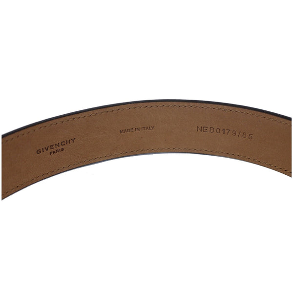 Givenchy Belt Double G Logo belt - brown leather 