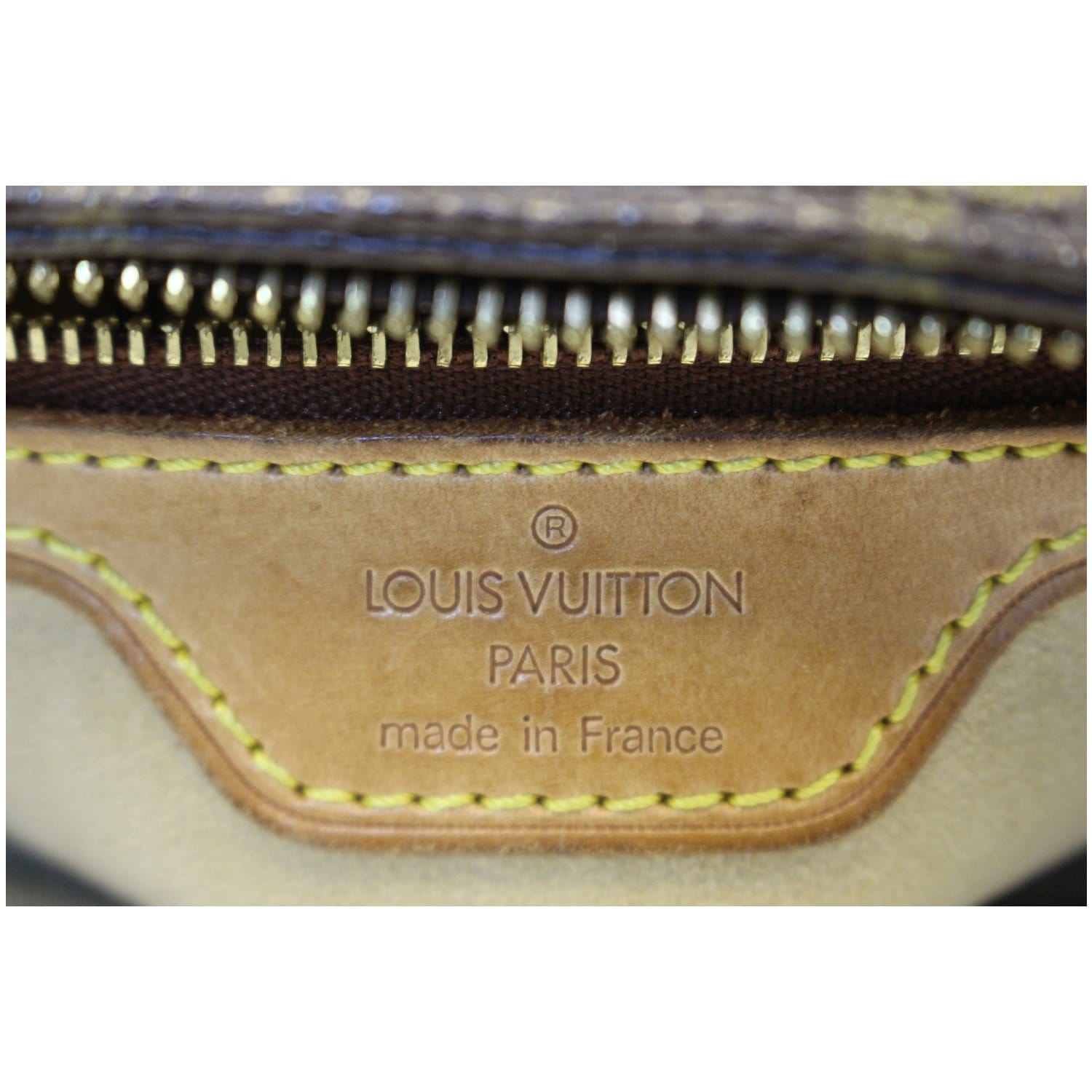 Looping fabric handbag Louis Vuitton Brown in Cloth - 35318048