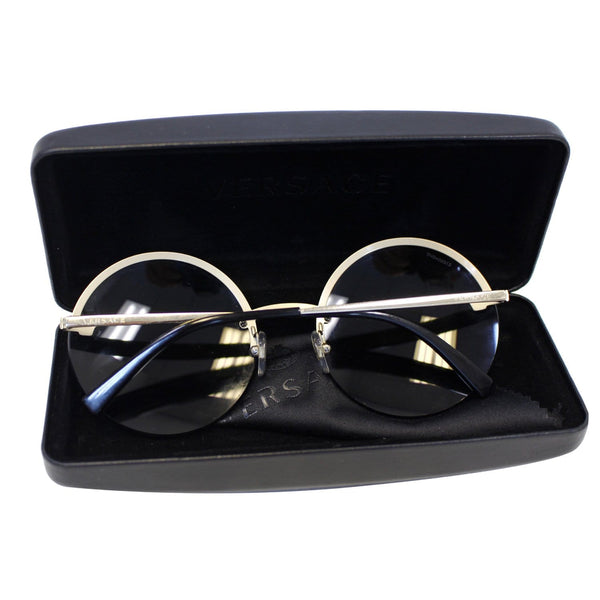 Versace Round Sunglasses Gold/Grey 2176-US