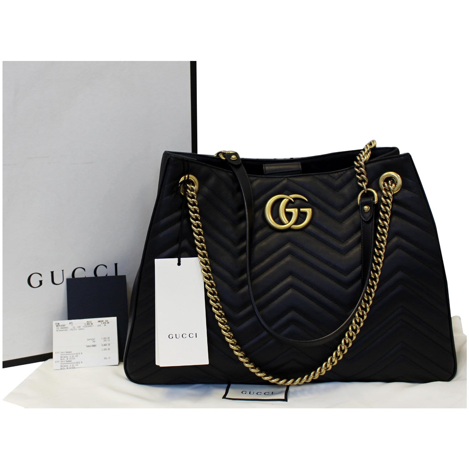 GUCCI GG Marmont quilted leather shoulder bag