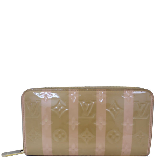 Louis Vuitton Vernis Rayures Wallet Zippy Dune color