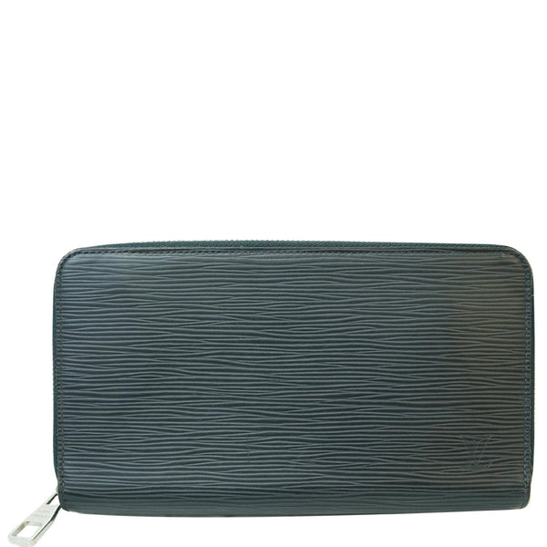 Louis Vuitton Zippy Organizer Epi Leather wallet black front side