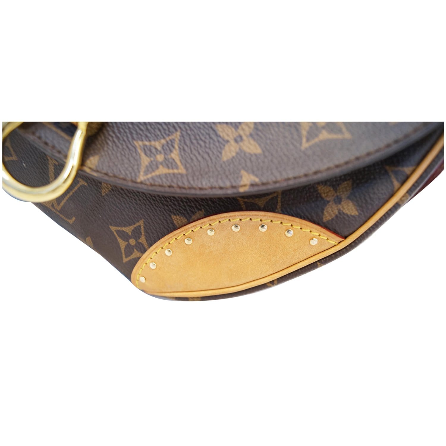 Louis Vuitton Tambourin NM Handbag Monogram Canvas Brown 1777609