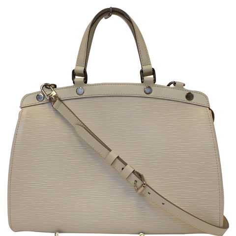 LOUIS VUITTON Brea MM Epi Leather Satchel Shoulder Bag Ivory