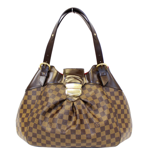 LOUIS VUITTON Sistina GM Damier Ebene Shoulder Handbag