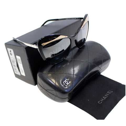 CHANEL Butterfly Runway Sunglasses Black-US
