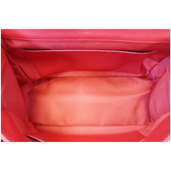 Louis Vuitton Lockme PM Leather Shoulder Bag Rouge- inside look