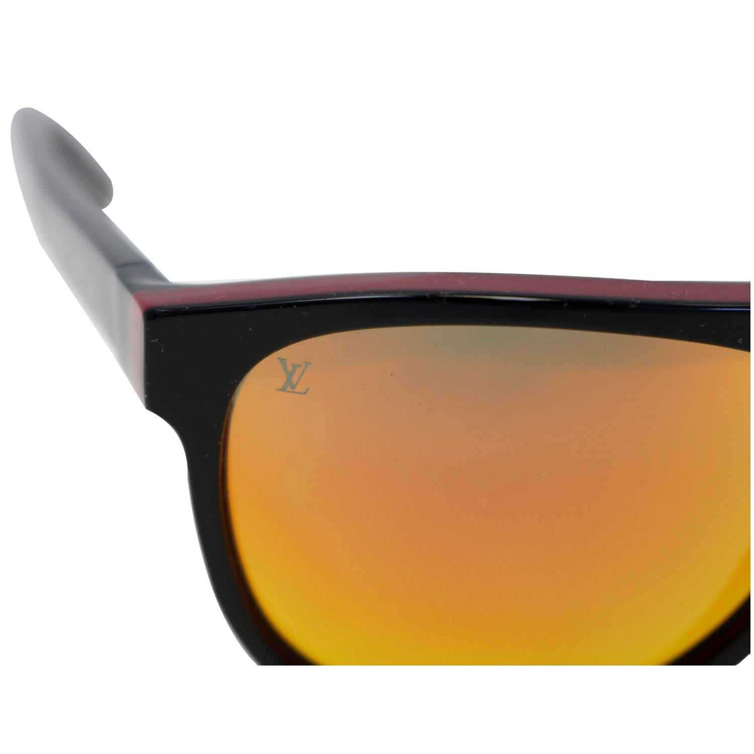 Louis Vuitton Oliver Sunglasses For Women Black/Red