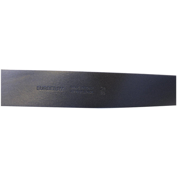 Burberry Check Belt - Burberry Canvas Beige Belt - Inner Side