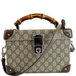 Gucci Globe-Trotter GG Beauty Case Bamboo Bag Beige