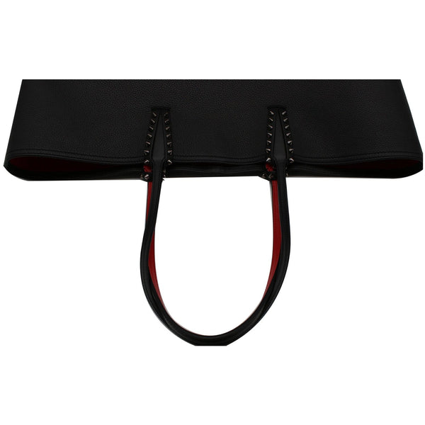 CHRISTIAN LOUBOUTIN Cabata Small Empire Paris Leather Tote Bag Black