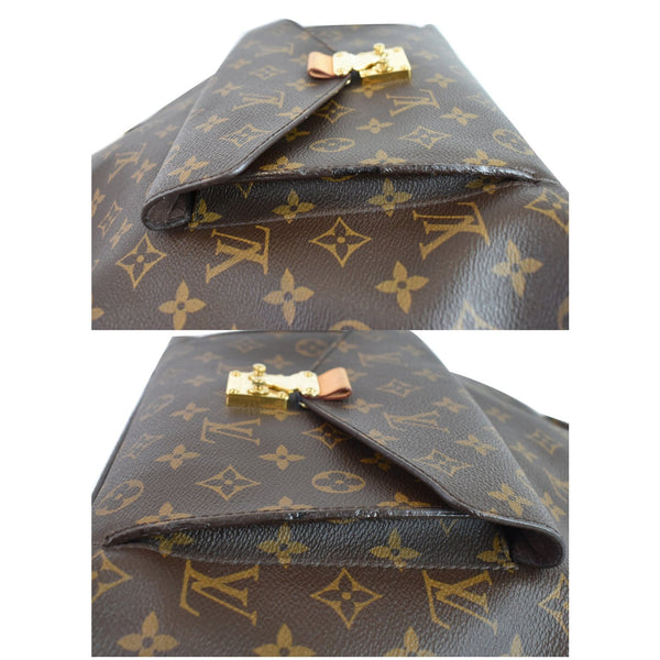 LOUIS VUITTON Metis Hobo Monogram Canvas Shoulder Bag Brown