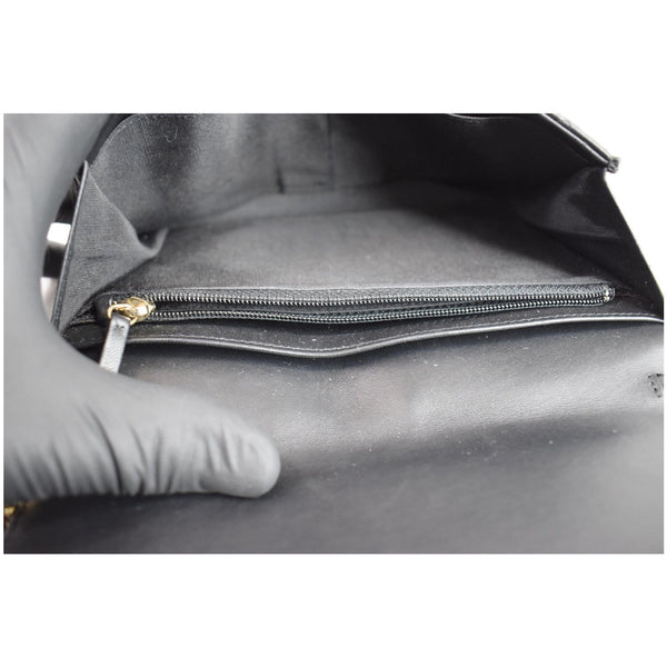 Chanel Boy Woc Lambskin Leather Wallet On Chain Bag inner pocket