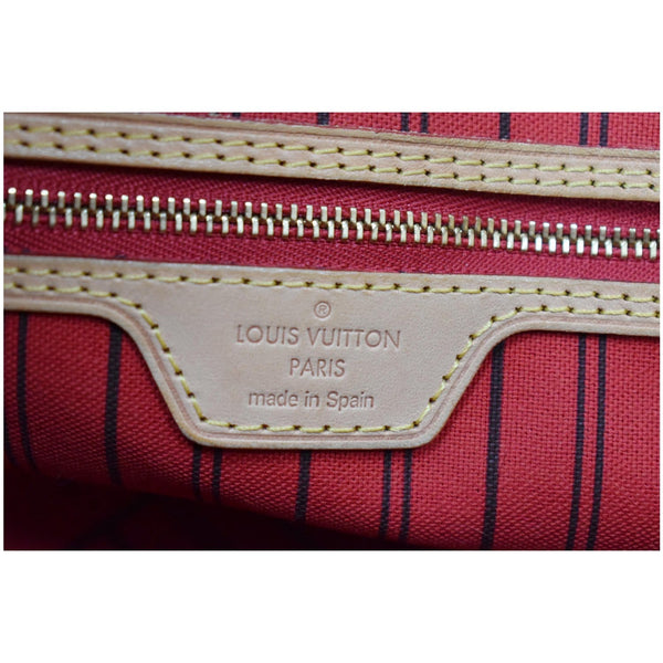 Louis Vuitton Neverfull MM Tote Bag - made in Spain