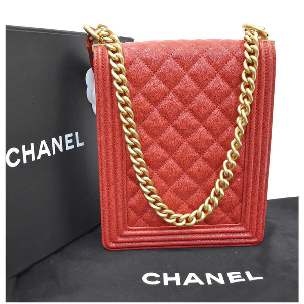Chanel North-South Boy Chain Shoulder Bag for women