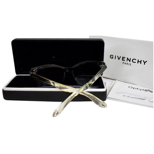 GIVENCHY GV 7008/S AM3 53 Square Women Black Sunglasses Grey Lens