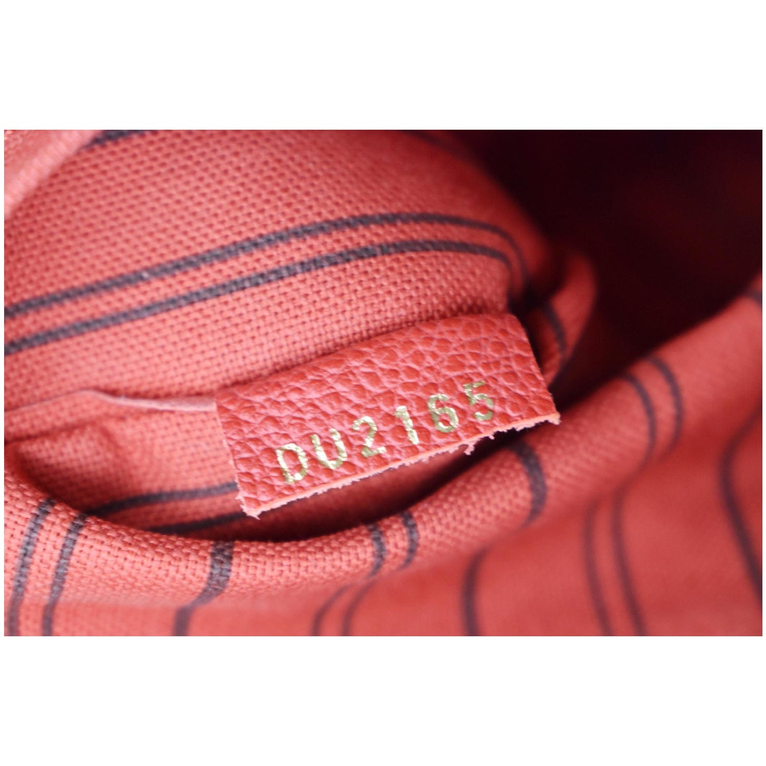Louis Vuitton Red Monogram Empreinte Mazarine mm