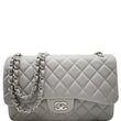 Chanel Classic Jumbo Double Flap Lambskin Leather Bag