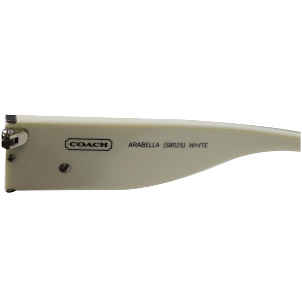 COACH Arabella Sunglasses White - Frame View