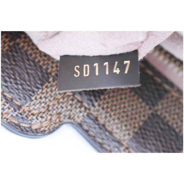 LOUIS VUITTON Jersey Damier Ebene Shoulder Bag Magnolia