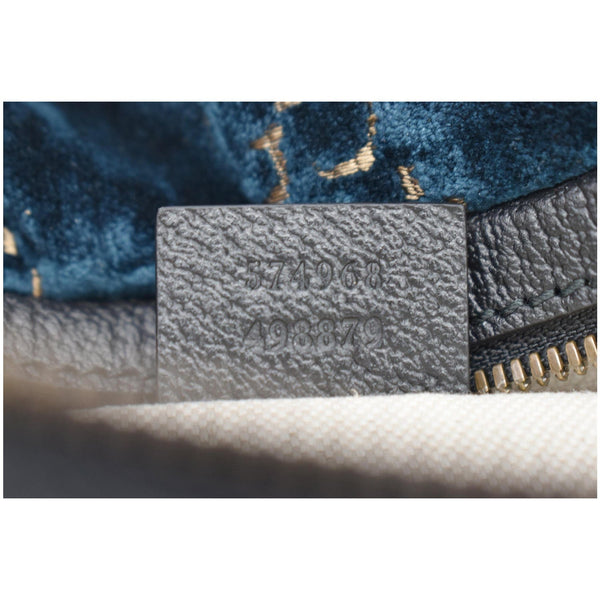 GUCCI GG Monogram Velvet Belt Bumbag Dark Blue 574968