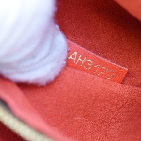 LOUIS VUITTON Flower Monogram Canvas Tote Bag Red