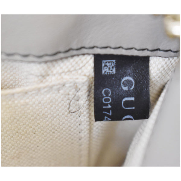 Gucci Emily Guccissima Leather Chain Crossbody Bag tag