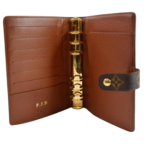 Louis Vuitton Agenda PM Monogram Canvas Planner Cover opened view