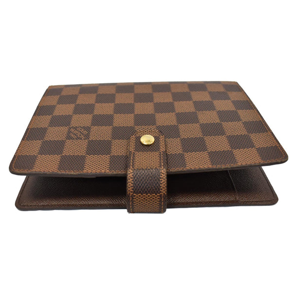 LOUIS VUITTON Agenda MM Damier Ebene Planner Cover Brown