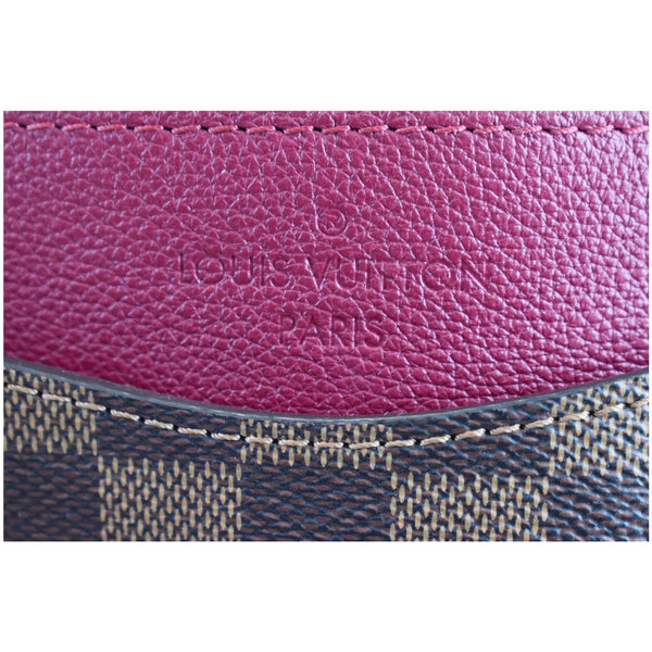 LOUIS VUITTON LV Riverside Damier Ebene Shoulder Bag Red