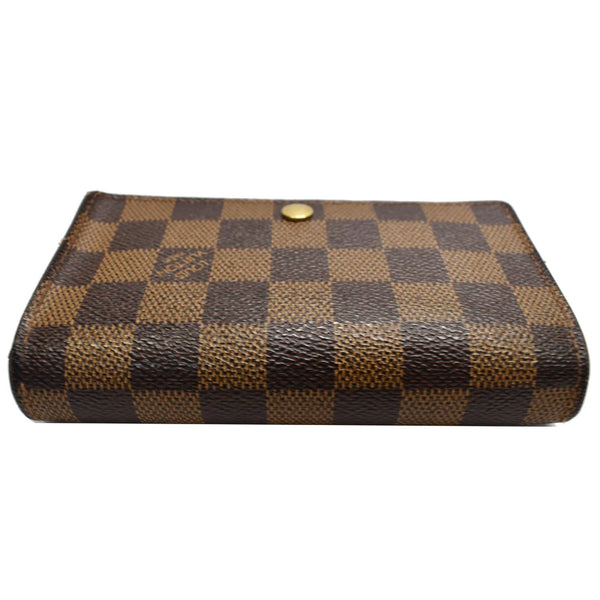 LOUIS VUITTON Porte Monnaie Damier Ebene Billets Tresor Wallet Brown