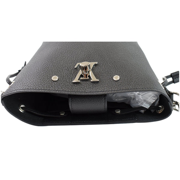 Louis Vuitton Nano Lockme Bucket Calf Leather Bag top upside
