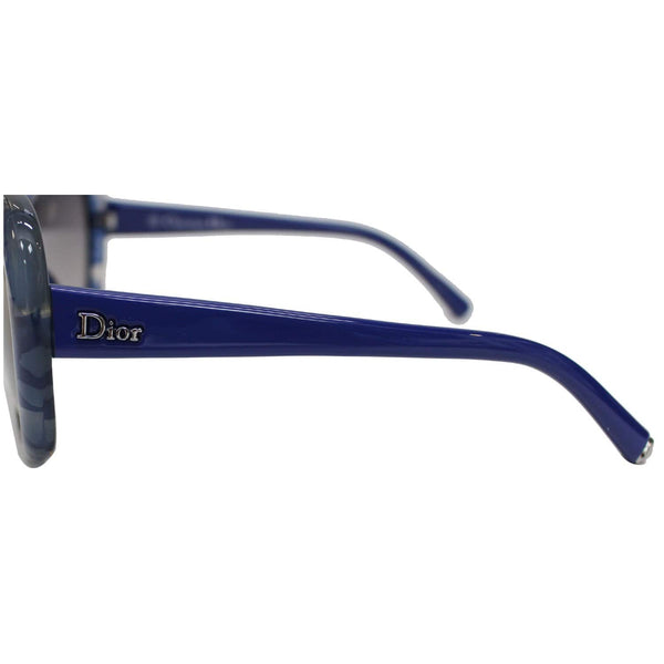 CHRISTIAN DIOR TIEDY1/S 098M/EU Flower Blue Sunglasses Grey Lens
