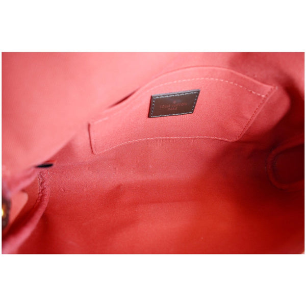 Louis Vuitton Favorite MM Damier Ebene Crossbody Bag  - roomy interior