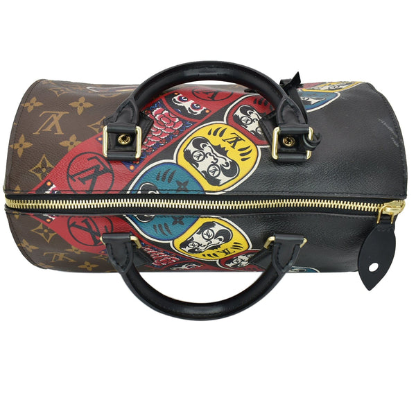 Louis Vuitton Kabuki Speedy 30 Monogram Canvas Satchel Bag