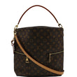 LOUIS VUITTON Melie Monogram Canvas Hobo Bag Brown