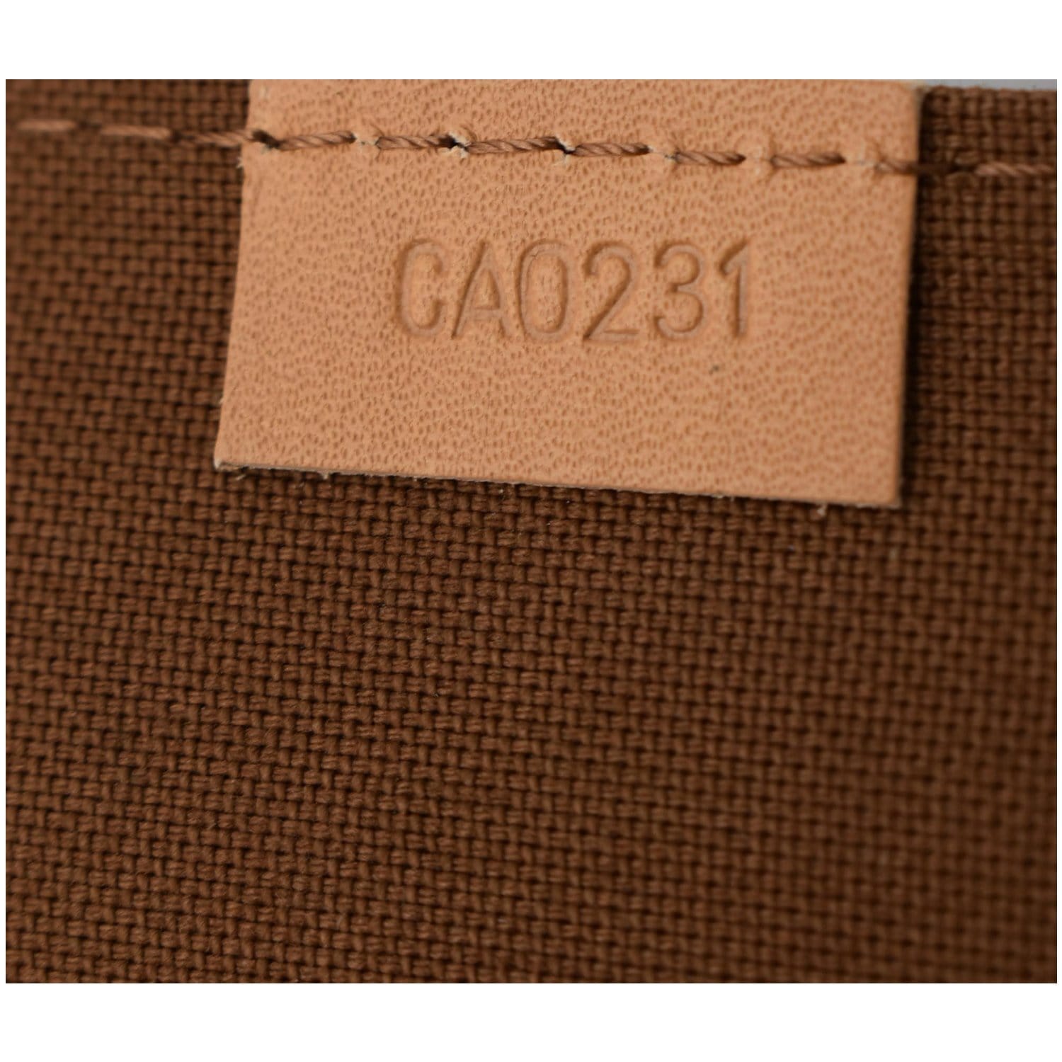 Brown Monogram Coated Canvas Petit Sac Plat Gold Hardware, 2020
