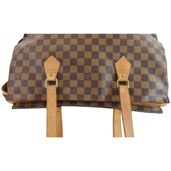 LOUIS VUITTON Chelsea Damier Ebene Shoulder Bag Brown