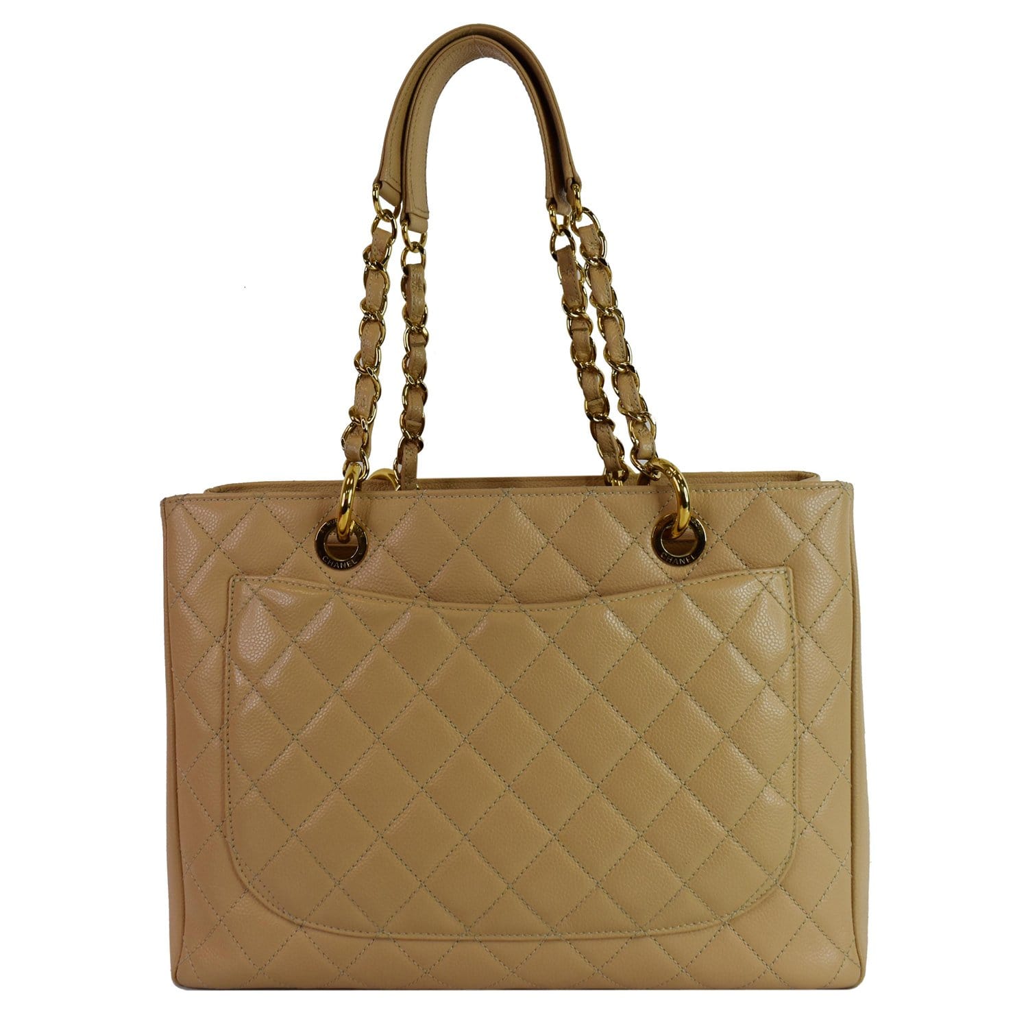 Chanel Light Pink Caviar Leather Coco Handle Handbag