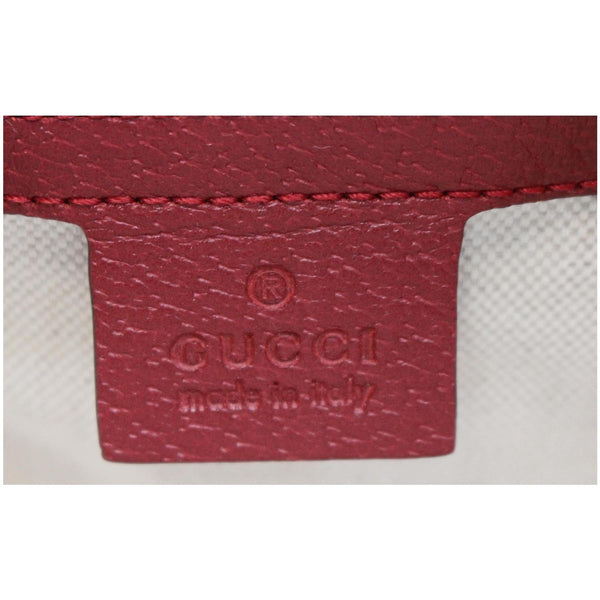 GUCCI Baiadera Stripe Script Logo Half Moon Canvas Hobo Shoulder Bag Multicolor 626422