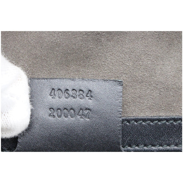 Gucci Eden GG Supreme Canvas Briefcase Bag code tag
