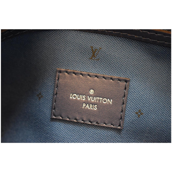 LOUIS VUITTON Escale Speedy 30 Bandouliere Monogram Canvas Shoulder Bag Blue