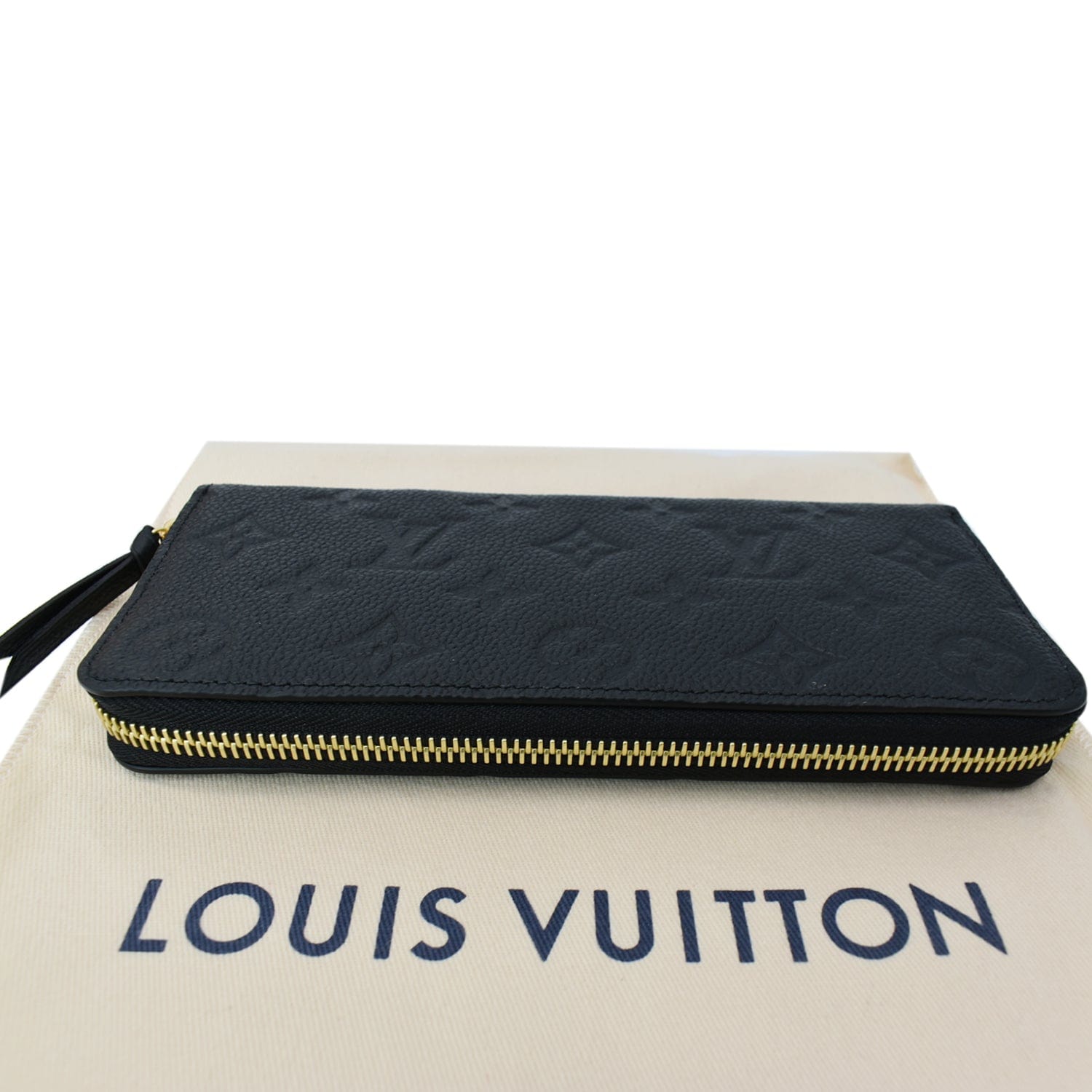 Louis Vuitton Clemence Clémence Wallet, Black