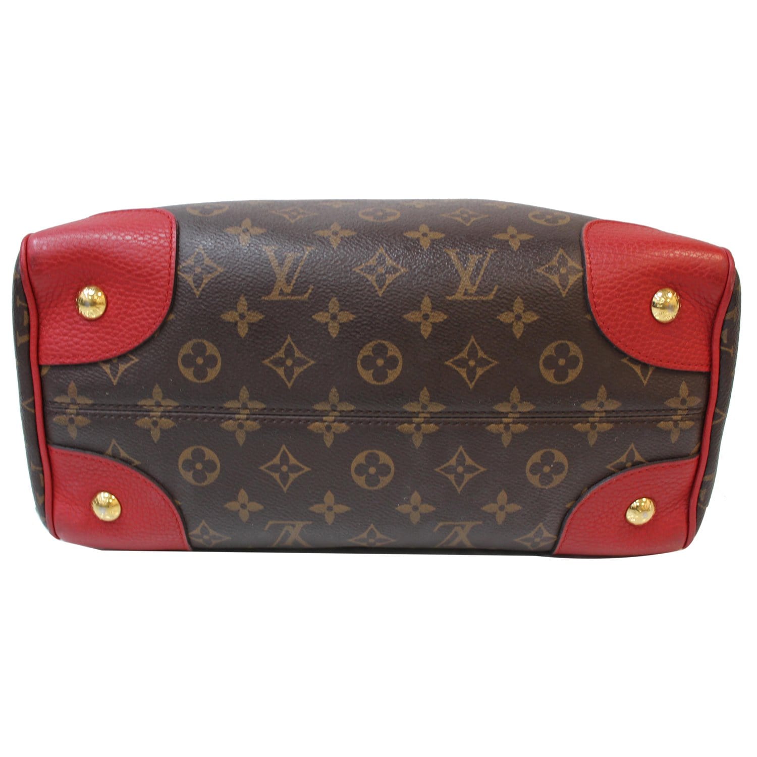 Louis Vuitton, Bags, Louis Vuitton 3 Auth Monogram Red Brown Retiro Speedy  Shoulder Bag Strap