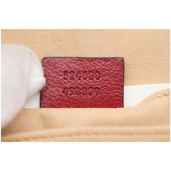 GUCCI Re(Belle) Tiger head Leather Shoulder Bag Red 524620