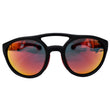 CARRERA Round Men CARRERA 4011/S BLX Sunglasses Red Mirrored Lens