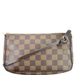 Louis Vuitton Damier Ebene Mini Pochette Pouch Brown