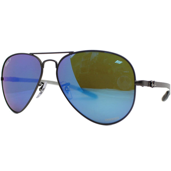 RAY-BAN RB8317CH-029/A1 Sunglasses Blue Mirror Polarized Chromance Lens